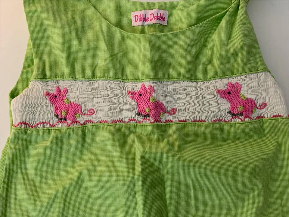 Vestido DIBBLE DABBLE cerdos calado niña 5 Foto 1 de 4