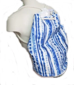 Tasche Rucksack Blau Beuteltasche Strandtasche Urlaub Reisen Beutel - Bild 1 von 2