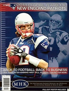 lw New England Patriots Official 2011 Yearbook Tom Brady Cover 230 Color Pages - Picture 1 of 1