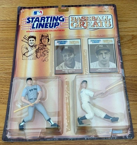 Starting Lineup Baseball Greats, Joe DiMaggio, Mickey Mantle New York Yankees Cover