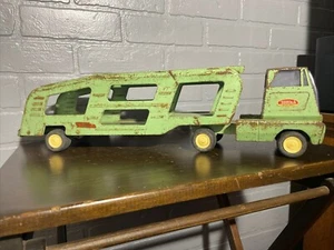 Vintage Tonka Car Hauler Truck Mint Green Made In USA 1960’s - Picture 1 of 19