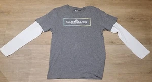 New Quicksilver Boys Long Sleeve T Shirt Large NWT Retail $34 - Picture 1 of 3