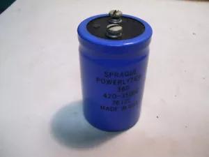 SPRAGUE CONDENSATORE 36D 420UF 350VDC P3670 - Foto 1 di 2
