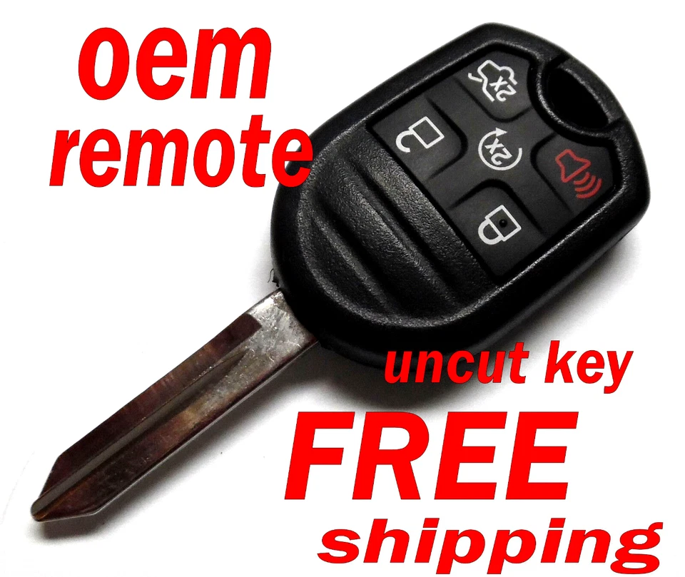 OEM 2011 - 2017 FORD EXPEDITION 5B CHAVE DE CABEÇA REMOTA SEM CORTES 164-R8000 CWTWB1U793 - Imagem 1 de 3