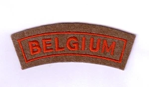 WWII - Title BELGIUM (Reproduction) - Foto 1 di 1