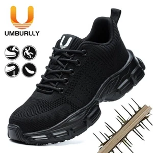 Women Ladies Lightweight Safety Shoes Steel Toe Cap Work Trainers Hiking Boot - Picture 1 of 31