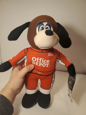 With Tags Tony Stewart 14 Red Firesuit Dog Plush Office Depot Great Condition Cover