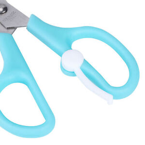3 Color Stainless Steel Baby Food Scissors Vegetables Cutter With Plastic