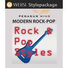 Oprogramowanie organów skrzydłowych Werssi Pegasus, nowoczesne style piosenek rockowych i popowych, kompatybilne z