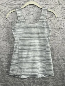 Lululemon Damen U-Ausschnitt hinten integrierter BH Größe 4 grau - Bild 1 von 5
