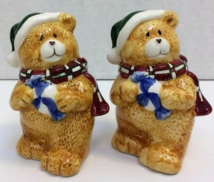 Weihnachten Teddybären Salz und Pfefferstreuer - Bild 1 von 5