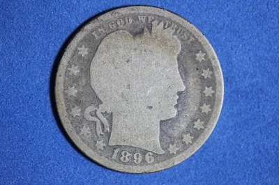 Estate Find 1896 - Barber Quarter #K57652 - Image 1 of 2