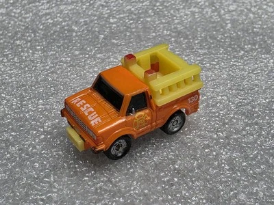 Galoob Micro Machines Datsun Fire Rescue Truck - Orange - Image 1 of 3