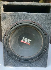 MTX TN10-04 300W Single 4 Ohm 10" Auto Subwoofer + portierte Gehäuse Box - Bild 1 von 6