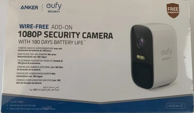 Anker Eufy 1080p Wireless ADD-ON 2C Security Camera T8113, Require HomeBase 2 - Image 1 of 4