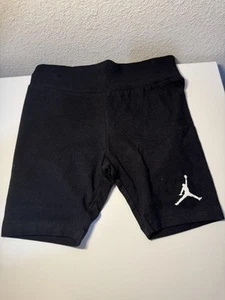 Nike Girls Jordan Jumpman Bike Shorts - Black - Size M - New - Picture 1 of 4