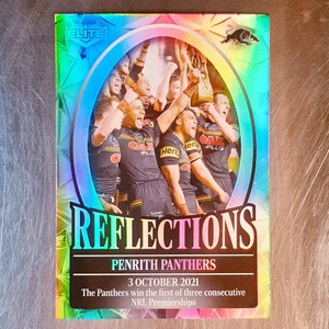 Tarjeta 2024 NRL Elite Reflections RF23 Penrith Panthers - Imagen 1 de 2