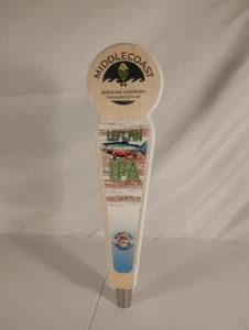 middle coast brewing company tap handle left fin ipa - Picture 1 of 5