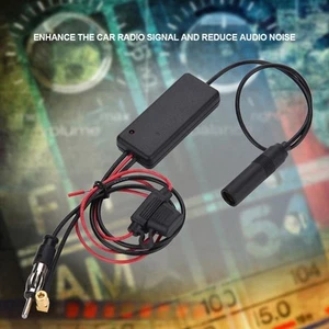 Neu Auto Auto Antenne Radio Signalverstärker Booster AMP FM Signal Stärken - Bild 1 von 20