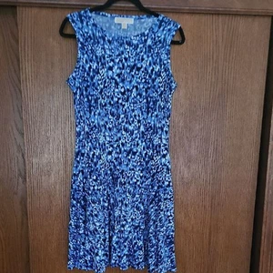 Michael Kors Blue and White  Dress - Picture 1 of 9