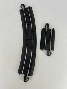 Bachmann HO Scale Lot of (2) EZ Track Curved Long/Short Straight Good Cond - Picture 1 of 3