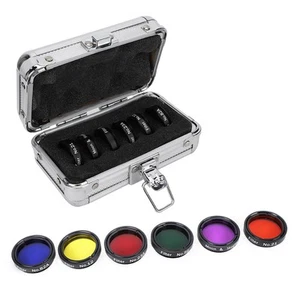 ｀6 Pcs 1.25Inch Colorful Telescope Filter Kit With Storage Box For Telescop - Picture 1 of 12