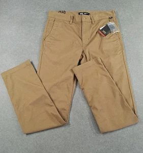 Vans BNWT Mens Slim Fit Authentic Chinos W32 L31 Cotton Blend Stretch Zip Taper - Picture 1 of 19