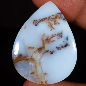 100% Natural Scenic Dendritic Agate Cabochon Gemstone 36.40 CT 30x39x3 mm WR243 - Picture 1 of 7