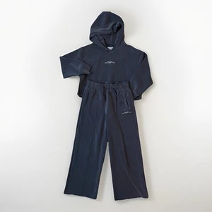 Zara Set Girls Size 6-7 Hoodie Sweatpants Gray Dance Neutral Matching Set - Picture 1 of 7