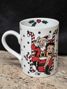 Vintage 1992 Betty Boop on Santa's Lap Becher/Tasse von Vandor - Bild 1 von 7