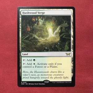 Magic The Gathering Duskmourn 2024- Hushwood Verge. Free Shipping On Orders $15+ - Picture 1 of 2