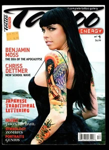 TATTOO ENERGY MAGAZINE #1 JASPER JAMES - Picture 1 of 1