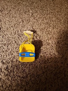 Little Tikes Puppenhausgröße Veranda Schaukel gelb blau Ersatz - Bild 1 von 3