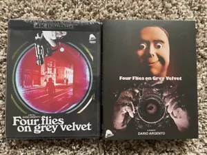 FOUR FLIES ON GREY VELVET (1971) LTD 2022 Severin 4 disc set (4k/BR/CD) + slip - Imagen 1 de 6