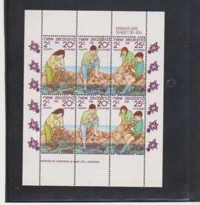 New Zealand: 1981 Health Issue Souvenir Sheet Scott #111a, MNH - Picture 1 of 1