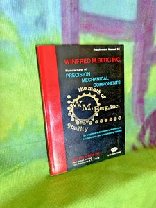 1979 Winfred M. Berg Inc PRESICION MECHANICAL COMPONENTS Supplement Manual S3 - Foto 1 di 4