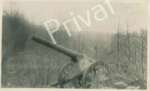 Foto WK I französisches Geschütz Fosses-Wald bei Verdun Frankreich France K1.36 - Bild 1 von 1