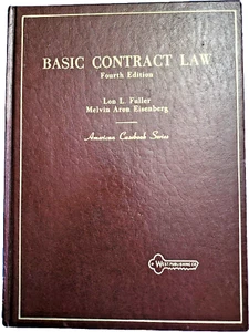 Grundvertragsgesetz 4. Auflage. (American Casebook Series), Fuller und Eisenberg - Bild 1 von 9