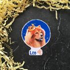Leo Dog Puppy Astrology Handmade High Quality Waterproof Vinyl Sticker
