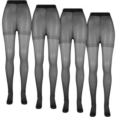 Urban Classics 30 Denier Tights 4Pack Damen Strumpfhose Transparent Durchsichtig - Bild 1 von 4