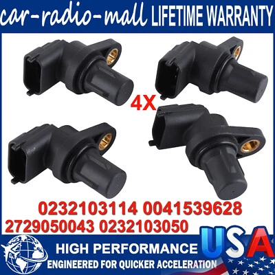 4PCS Camshaft Cam Position Sensor for Mercedes-Benz C230 C280 C300 E350 E550 US - Image 1 of 4
