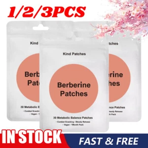 1-3X Body Care Slimming PatchBerberine Patches 30 Metabolic BalancePatches 30PCS - Picture 1 of 17