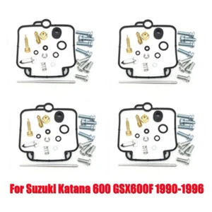 For 1990-1996 Suzuki Katana 600 GSX600F Carburetor Carb Rebuild Repair Kit 4 Set - Bild 1 von 7