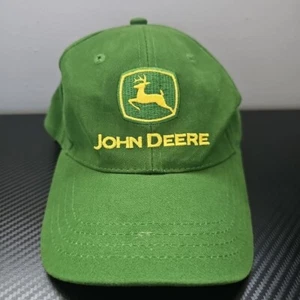 John Deere Adjustable Embroidered OSFA Curved Bill Baseball Style Hat - Picture 1 of 8