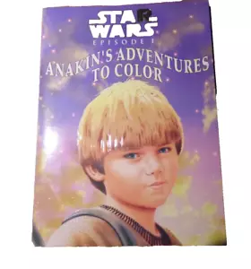 1999 STARS WARS EPISODE I ANAKIN S ADVENTURES TO COLOR - Picture 1 of 11