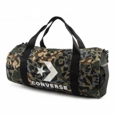 Adult Men's Women CONVERSE Camouflage Sports Duffle Bag One Size Gym Basketball  - Image 1 of 4