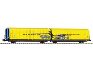 PIKO 58298 2er Set Großraumschiebewandwg. Himrrs44 Transwaggon VI, H0 - Bild 1 von 2