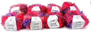 LANG LOOP Merino Fine ~ Lot of 8 ~ 876.0027 8001 ~ 85% Wool / 15% Nylon - Picture 1 of 7