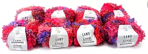 LANG LOOP Merino Fine ~ Lot of 8 ~ 876.0027 8001 ~ 85% Wool / 15% Nylon - Picture 1 of 7