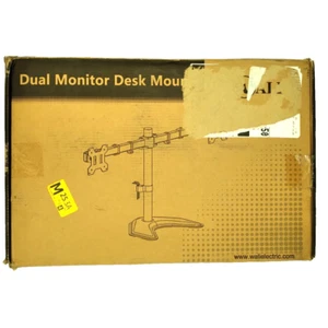 Wali Dual Monitor Desk Stand 2x Monitors Up to 27" Each Weight 22lbs Each MF002 - Picture 1 of 10